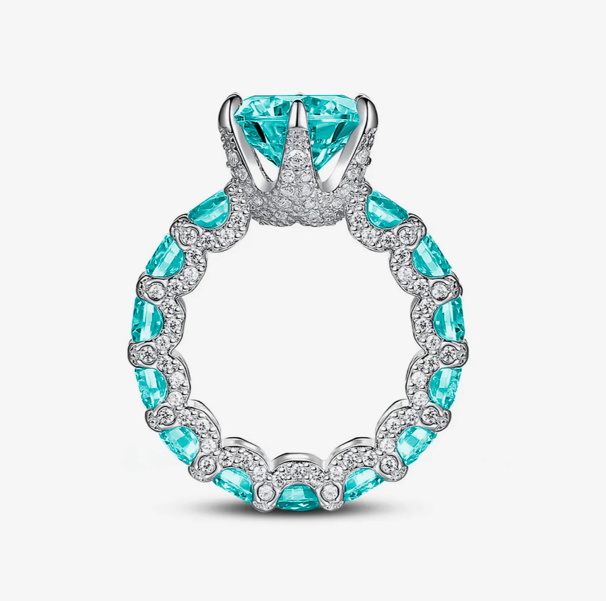 Bague de Luxe en Argent Sterling 925 et Or 18K