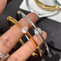 Bracelet étoile filante ouvrable 18.5cm circonférence