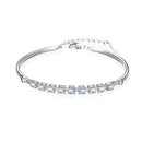 Bracelet Diamant Moissanite Certifié GRA pour Femme en Véritable Argent 925