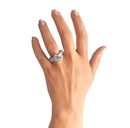 Bague de Luxe en Argent Sterling 925 et Or 18K