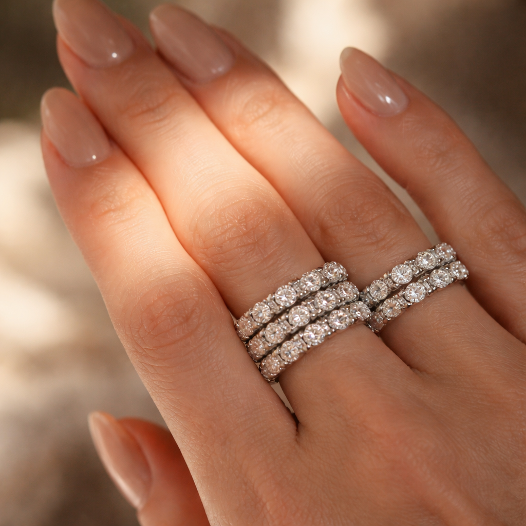 Bague Transparence – Un Éclat Pur et Intemporel